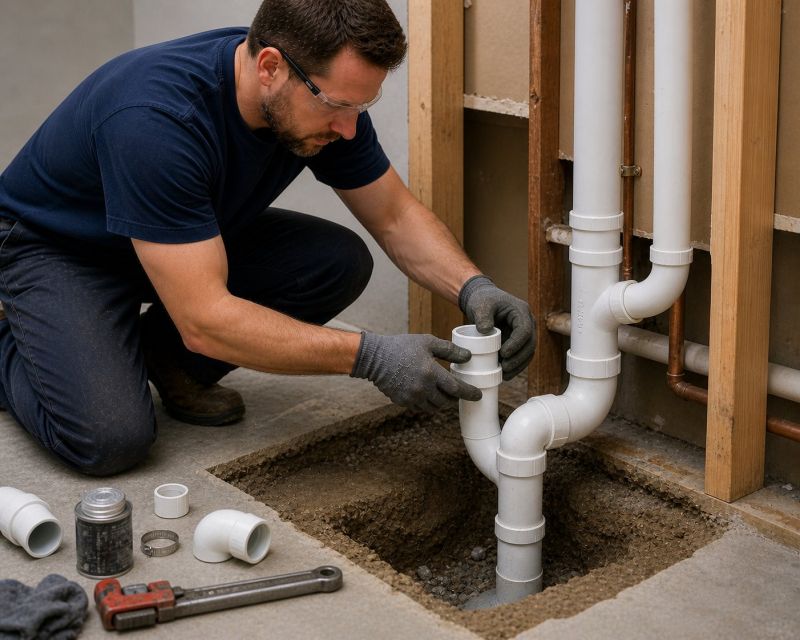 Bathroom Drain Installation in Charlotte, NC