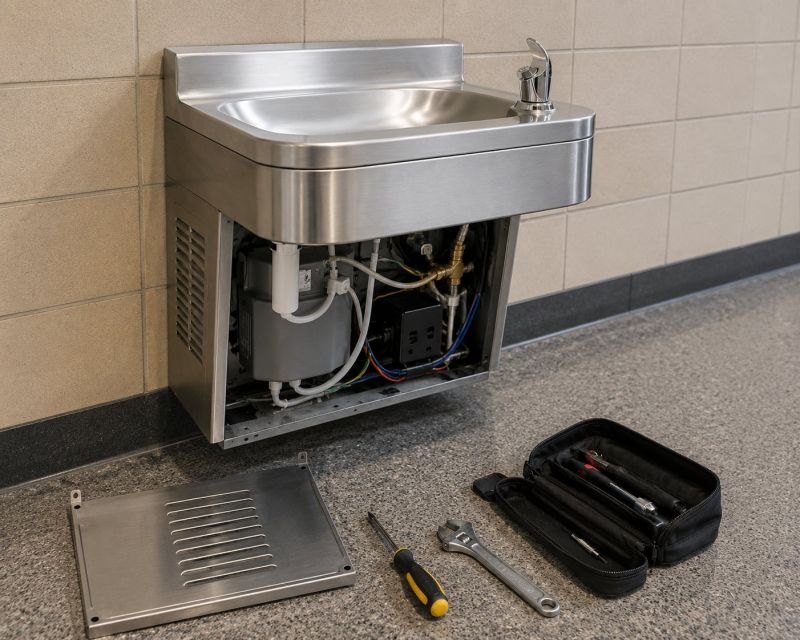 Drinking Fountain Installation in Reno, NV