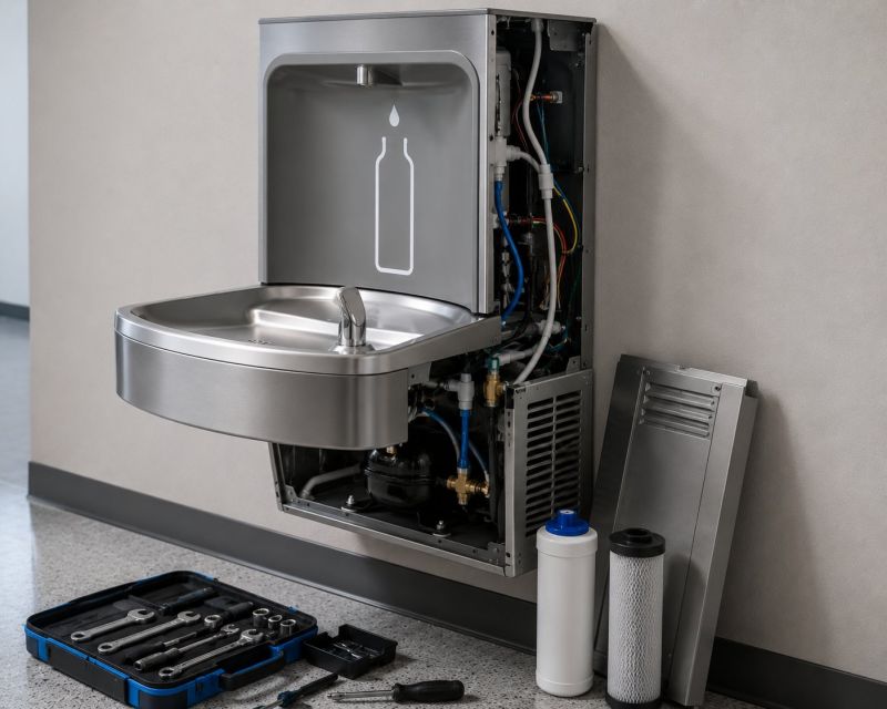 Drinking Fountain Installation in St Louis, MO